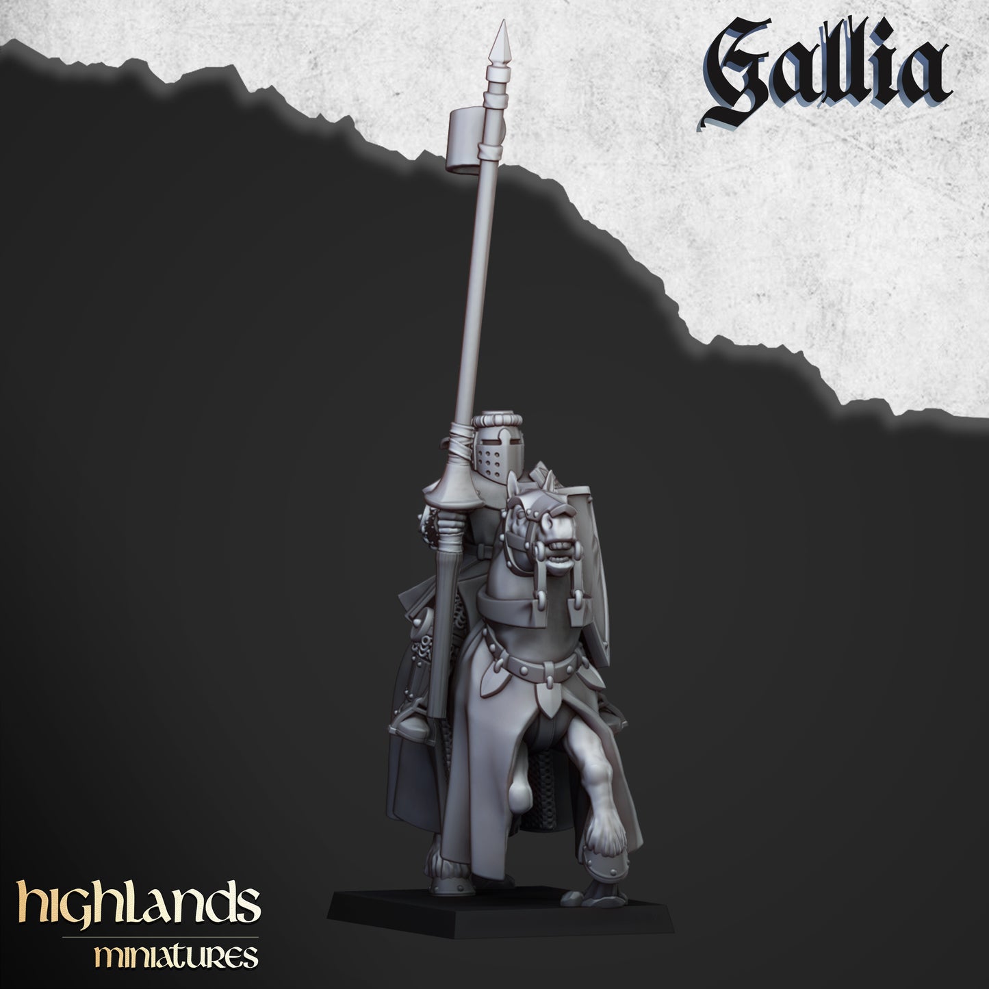 Miniatura Sir Lancelot, Alto Duque de Gallia Bretones resina 28mm sin pintar - Drakholm