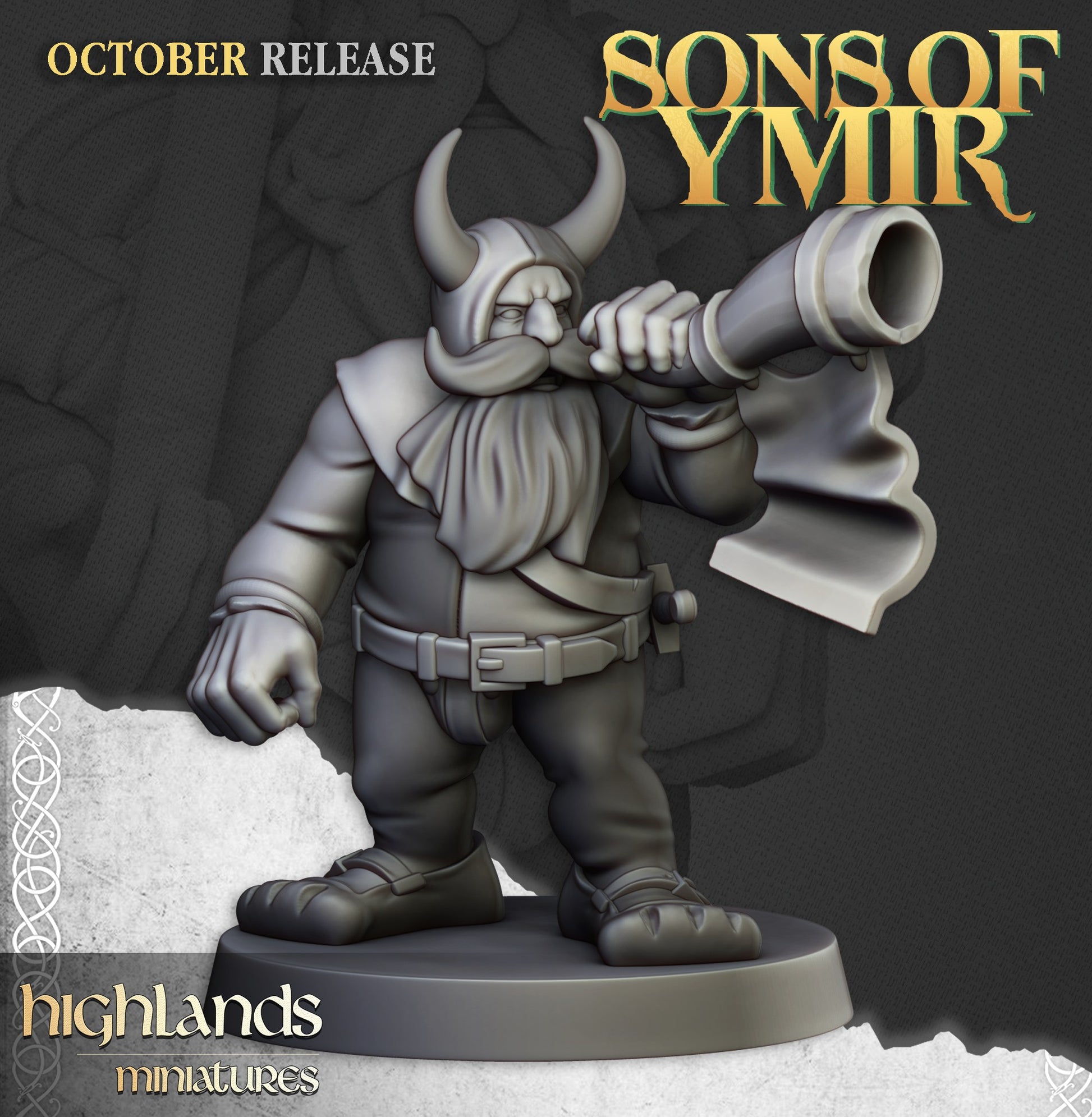 Miniatura Unidad de Piqueros Enanos Enanos resina 28mm sin pintar - Drakholm