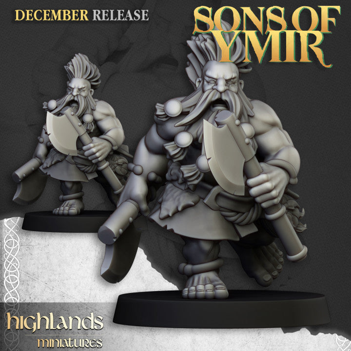 Miniatura Cazador de la Muerte Enanos resina 28mm sin pintar - Drakholm