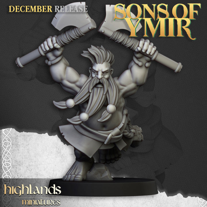 Miniatura Cazador de la Muerte Enanos resina 28mm sin pintar - Drakholm