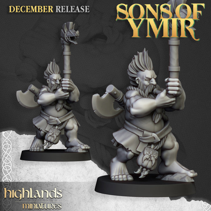 Miniatura Cazador de la Muerte Enanos resina 28mm sin pintar - Drakholm
