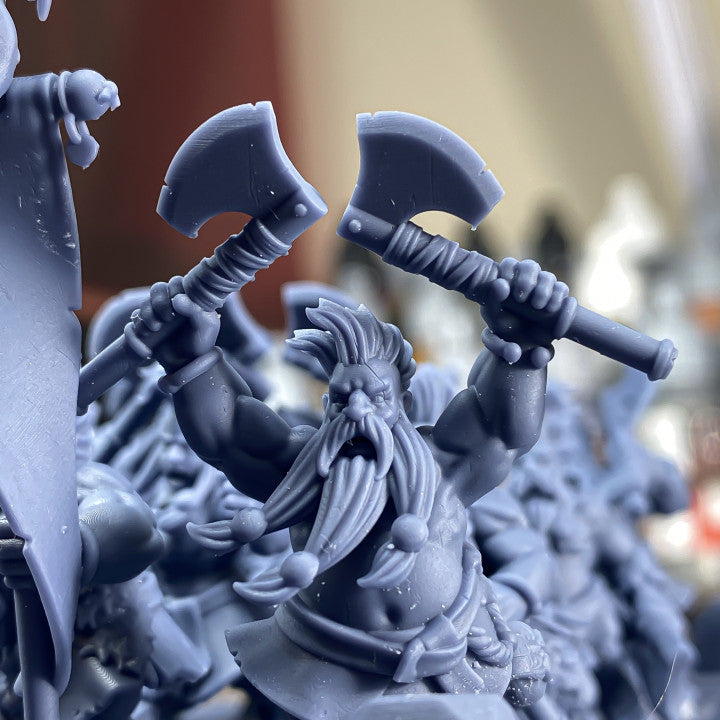 Miniatura Cazador de la Muerte Enanos resina 28mm sin pintar - Drakholm