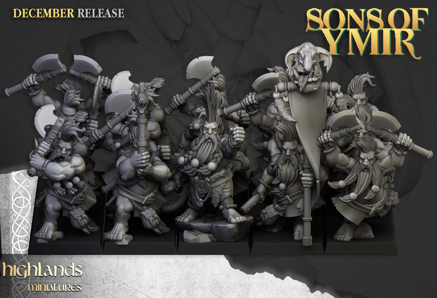 Miniatura Cazador de la Muerte Enanos resina 28mm sin pintar - Drakholm