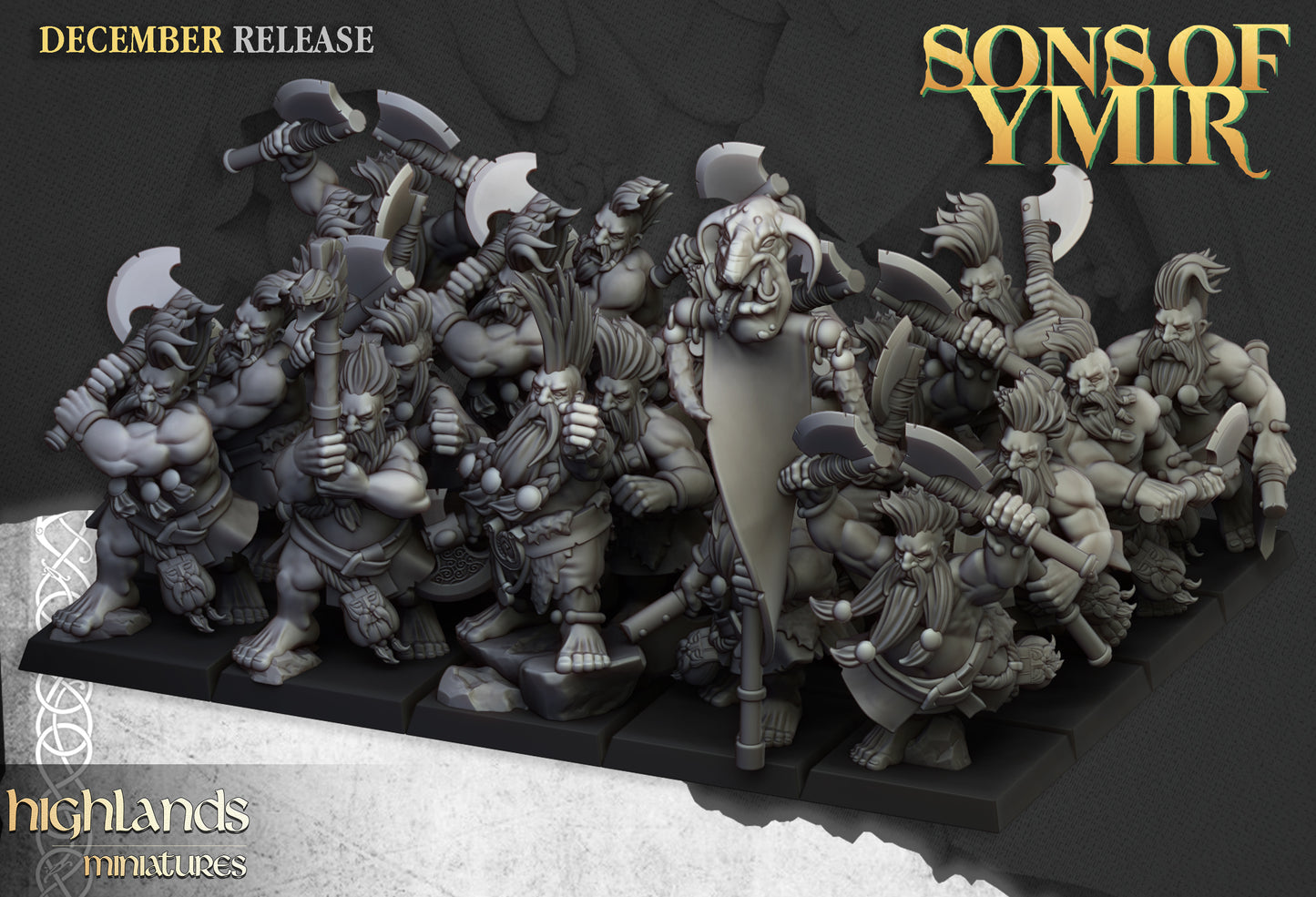 Miniatura Cazador de la Muerte Enanos resina 28mm sin pintar - Drakholm