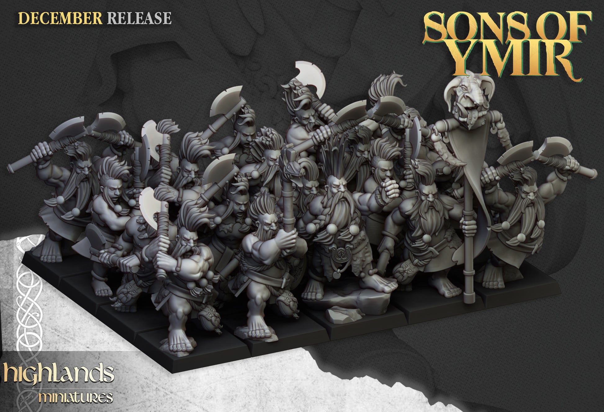 Miniatura Cazador de la Muerte Enanos resina 28mm sin pintar - Drakholm