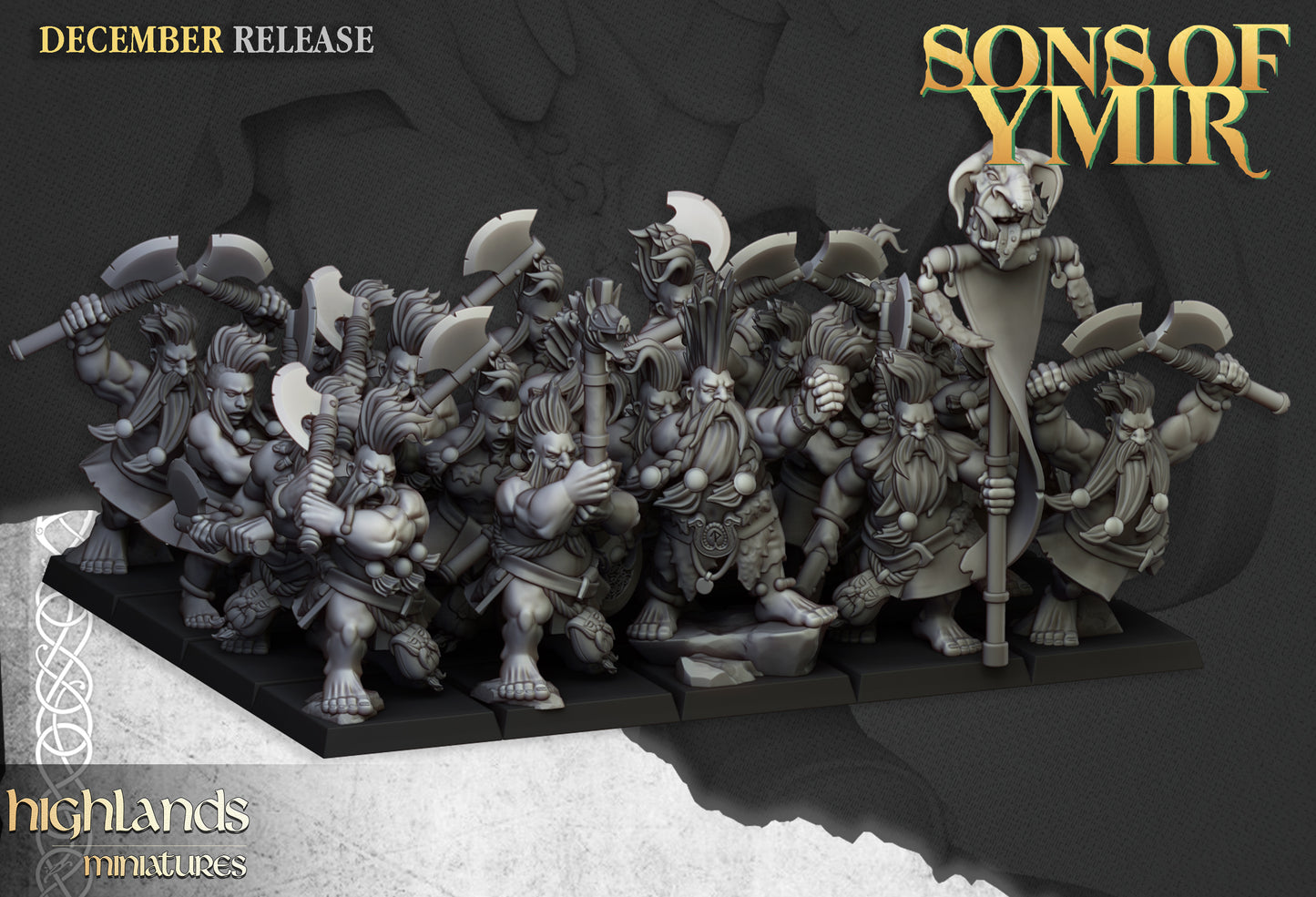 Miniatura Cazador de la Muerte Enanos resina 28mm sin pintar - Drakholm
