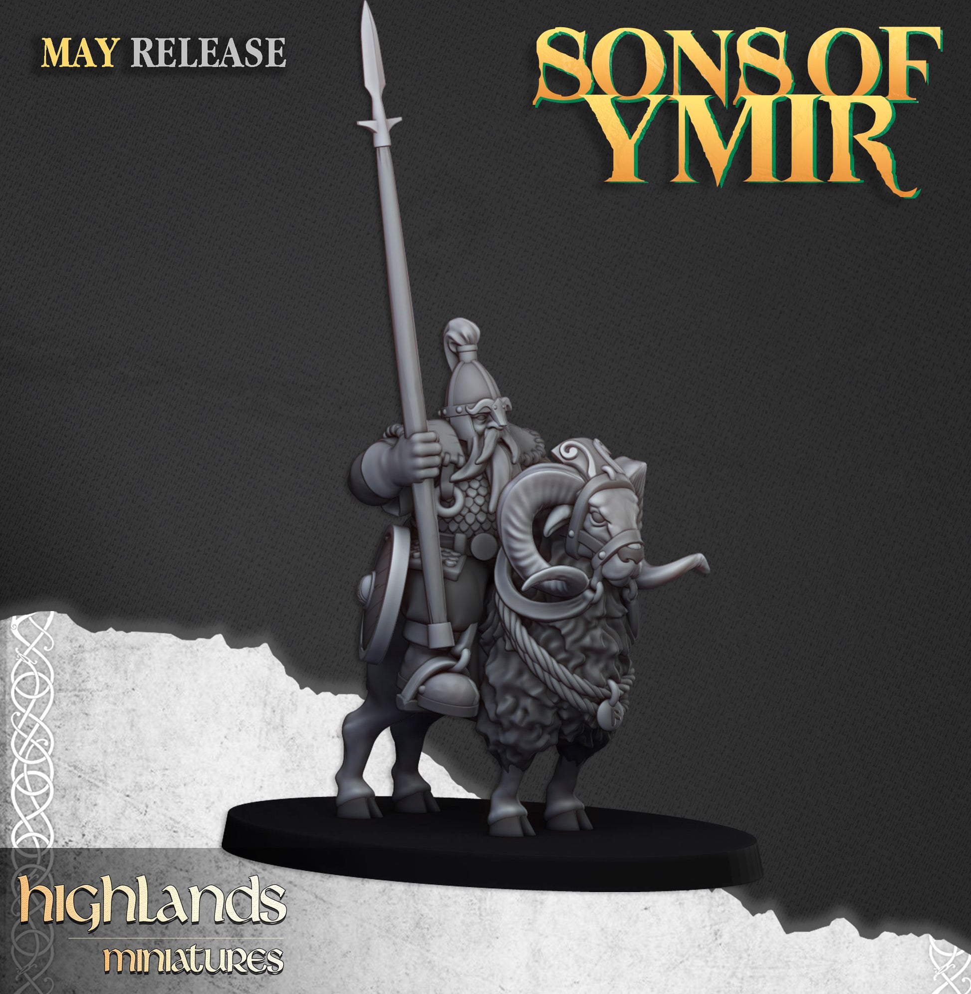Miniatura Enanos Montados Enanos resina 28mm sin pintar - Drakholm