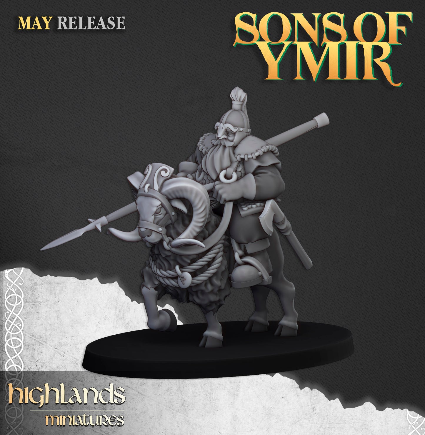 Miniatura Enanos Montados Enanos resina 28mm sin pintar - Drakholm