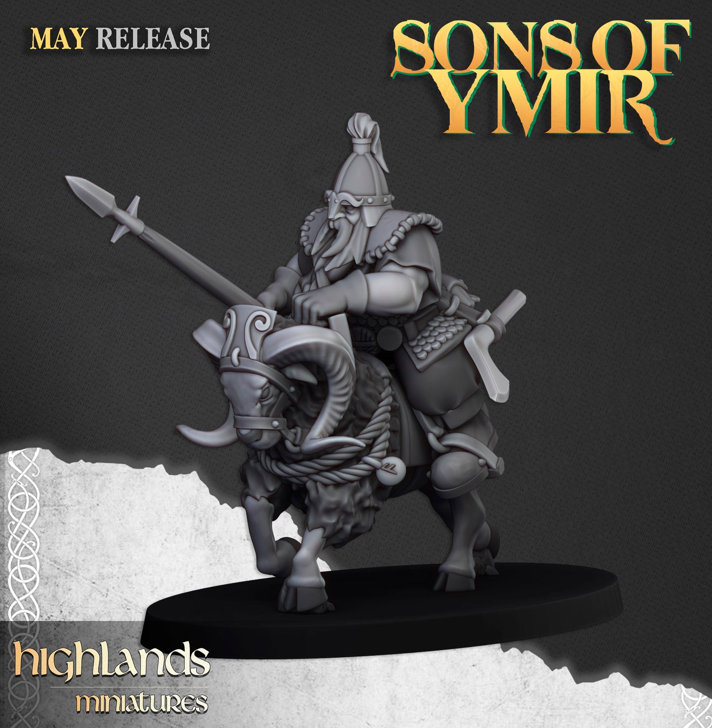 Miniatura Enanos Montados Enanos resina 28mm sin pintar - Drakholm