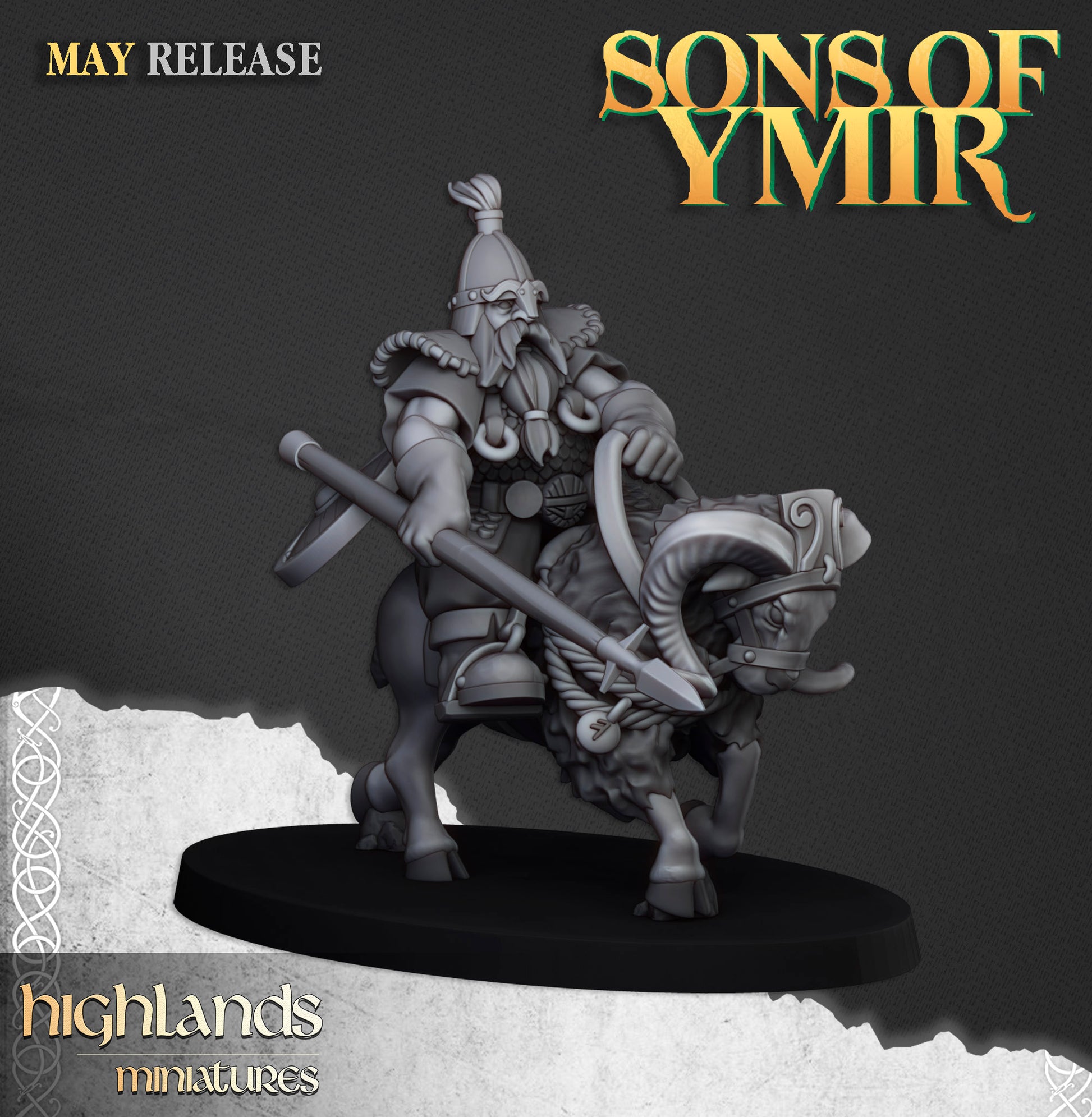 Miniatura Enanos Montados Enanos resina 28mm sin pintar - Drakholm