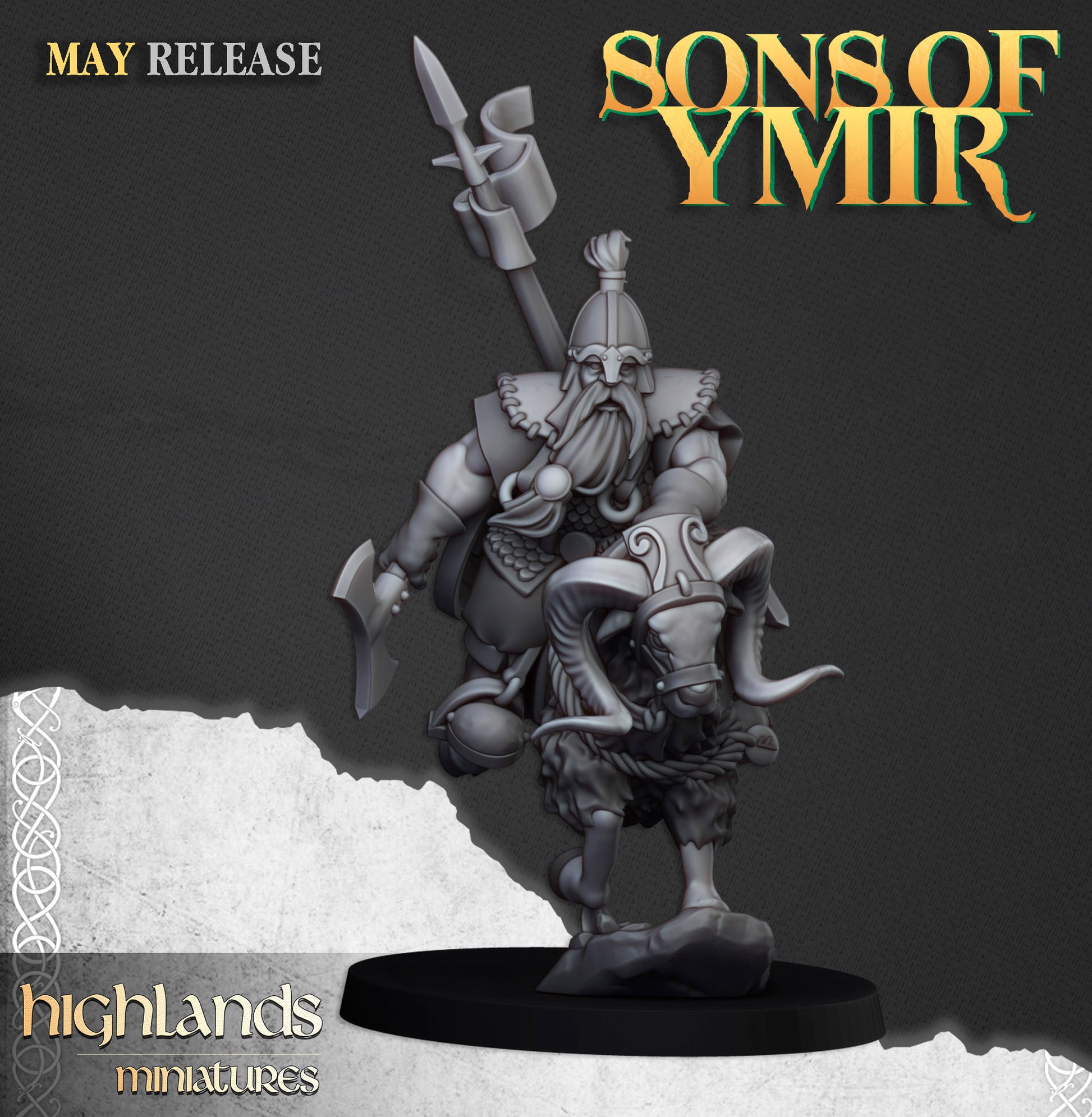 Miniatura Enanos Montados Enanos resina 28mm sin pintar - Drakholm