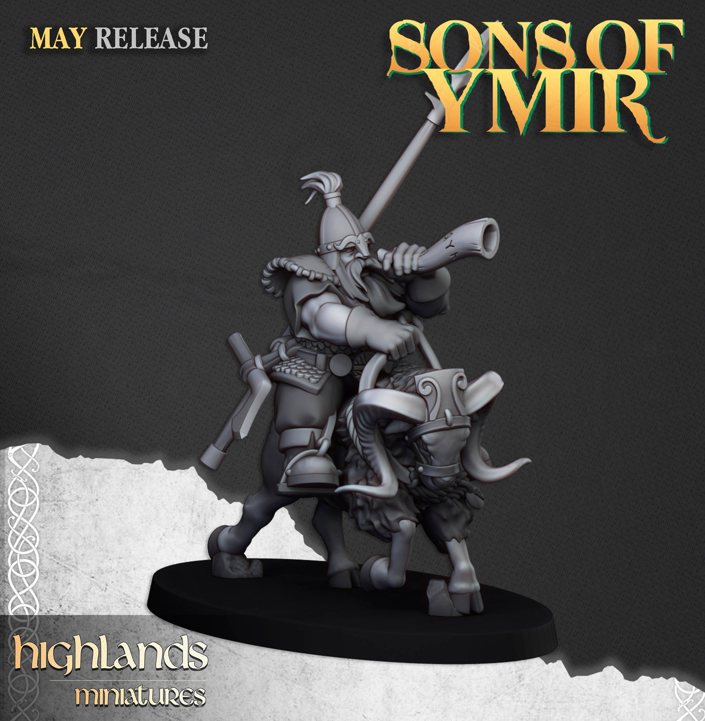 Miniatura Enanos Montados Enanos resina 28mm sin pintar - Drakholm