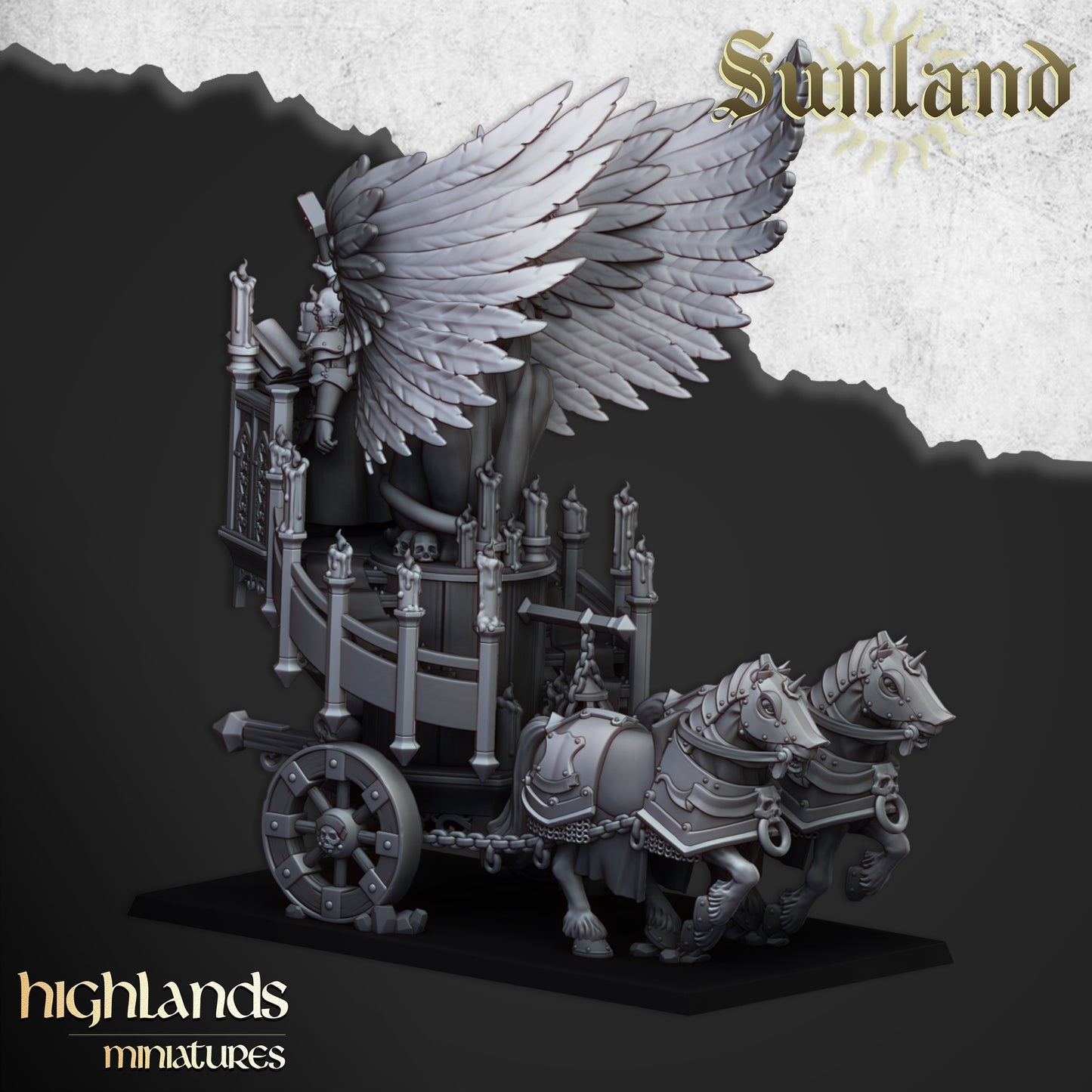 Miniatura Altar de Sunland en Carro Imperio resina 28mm sin pintar - Drakholm