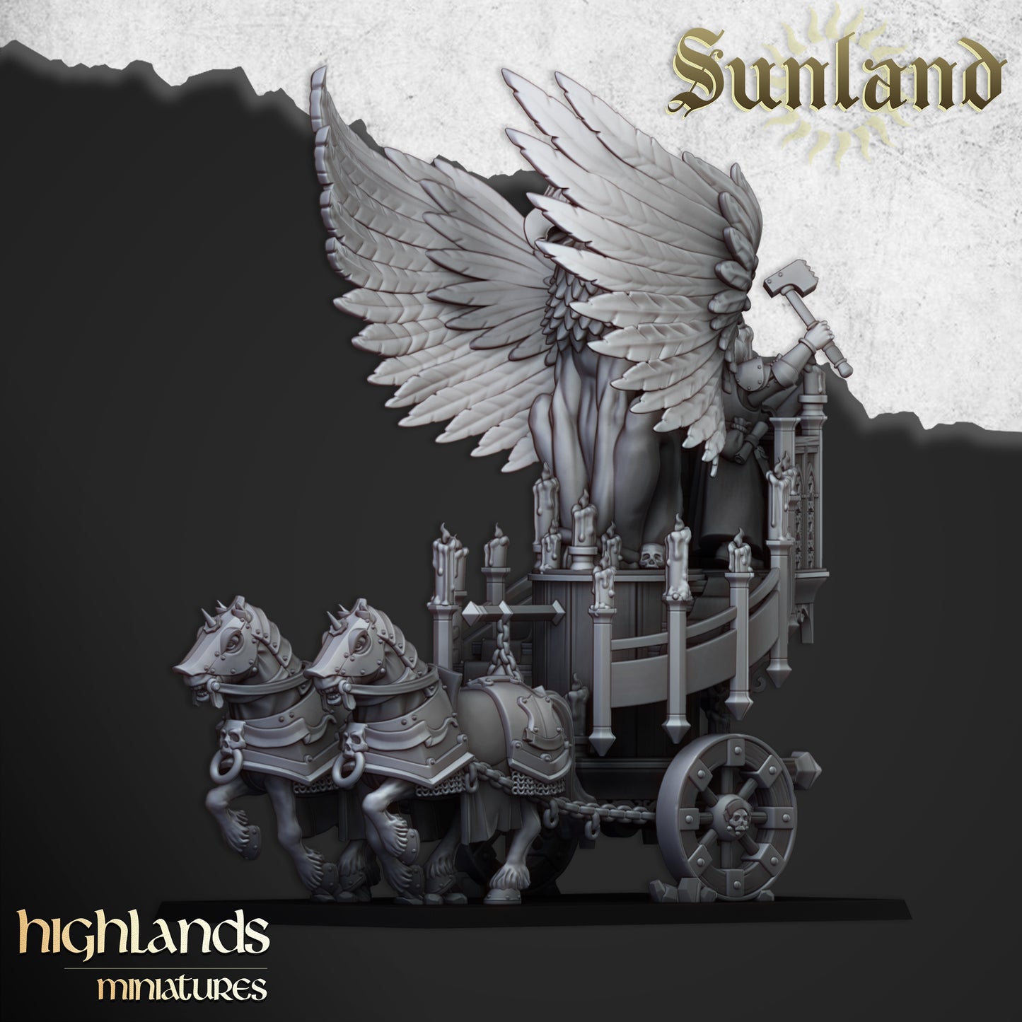 Miniatura Altar de Sunland en Carro Imperio resina 28mm sin pintar - Drakholm