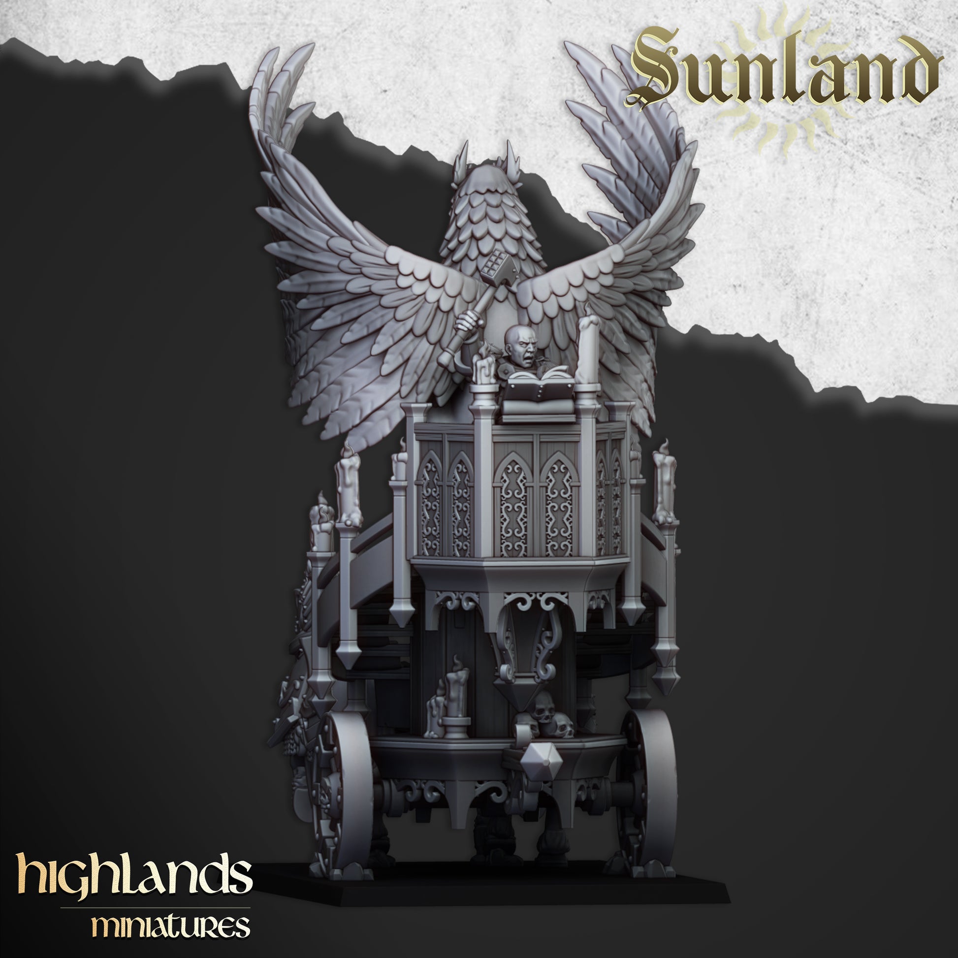 Miniatura Altar de Sunland en Carro Imperio resina 28mm sin pintar - Drakholm