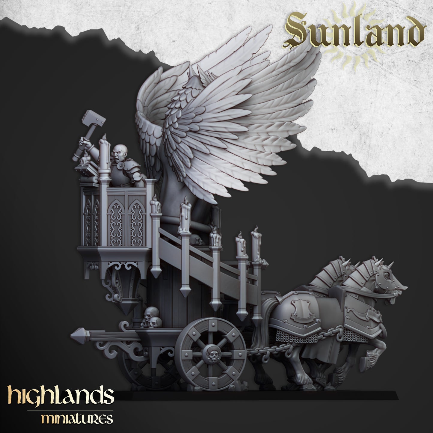 Miniatura Altar de Sunland en Carro Imperio resina 28mm sin pintar - Drakholm
