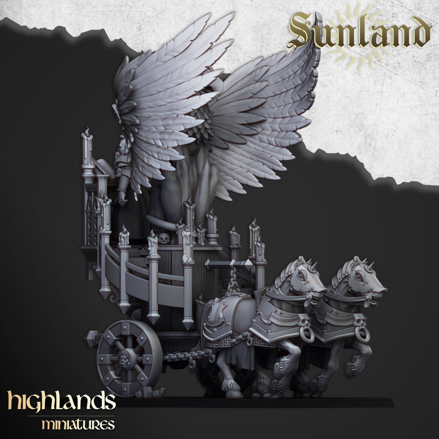 Miniatura Altar de Sunland en Carro Imperio resina 28mm sin pintar - Drakholm