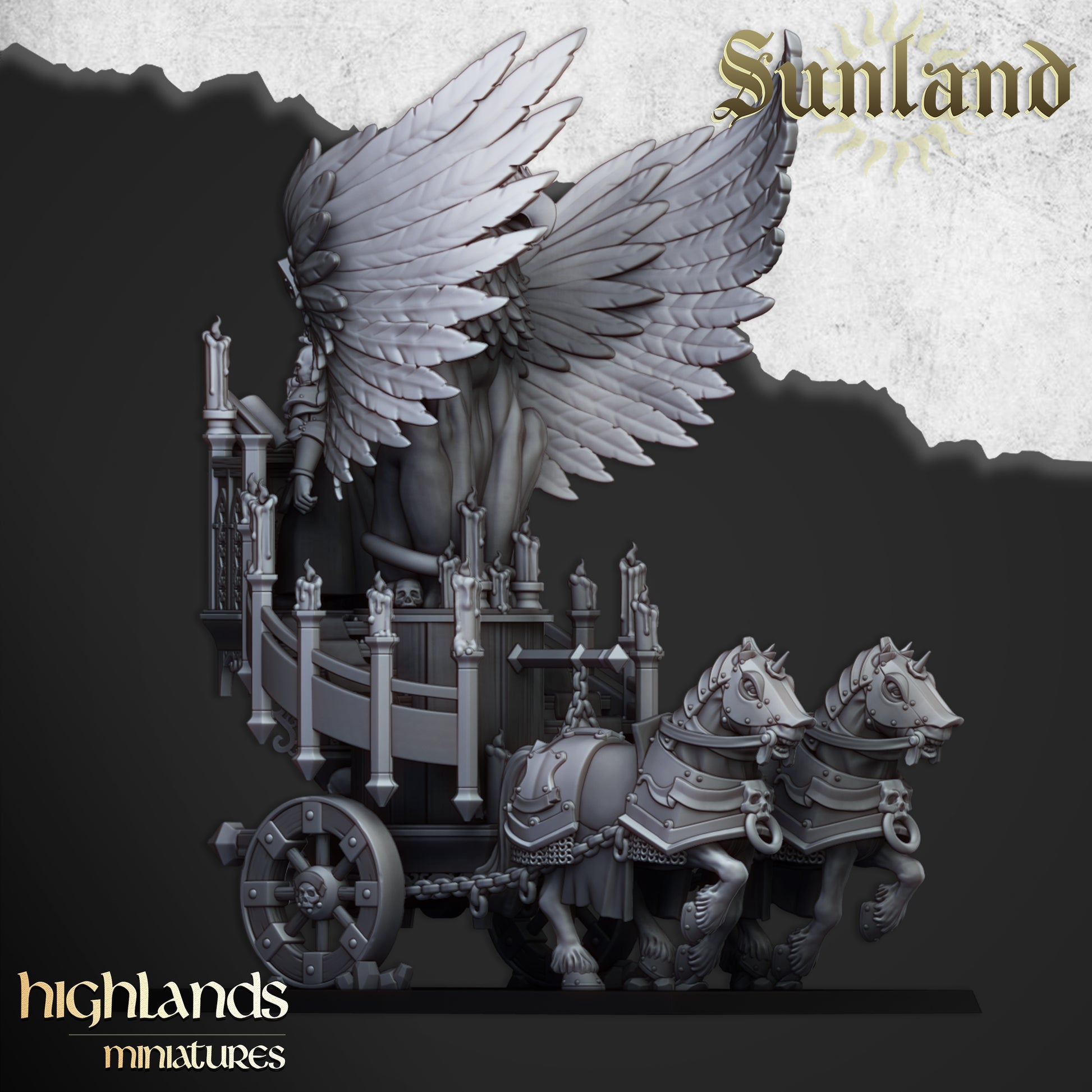 Miniatura Altar de Sunland en Carro Imperio resina 28mm sin pintar - Drakholm