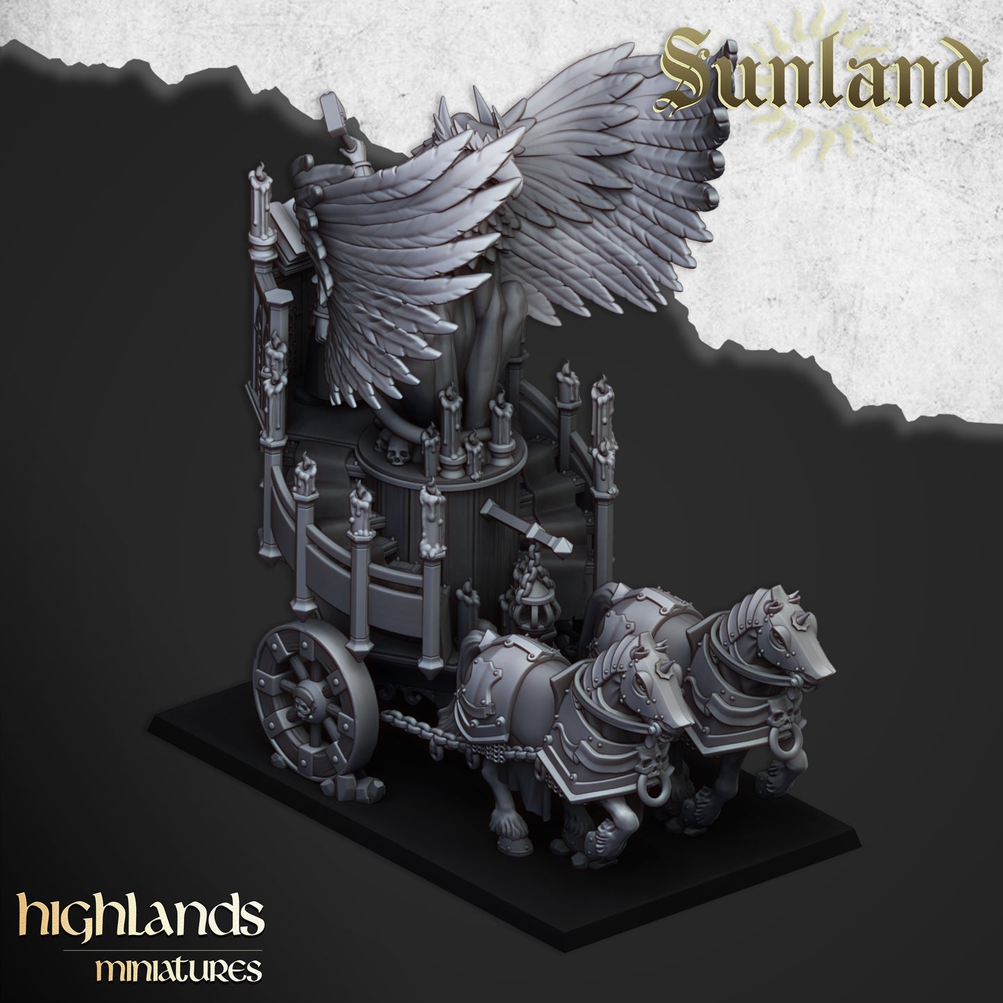 Miniatura Altar de Sunland en Carro Imperio resina 28mm sin pintar - Drakholm