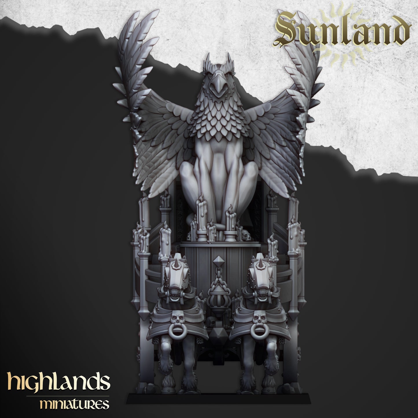 Miniatura Altar de Sunland en Carro Imperio resina 28mm sin pintar - Drakholm