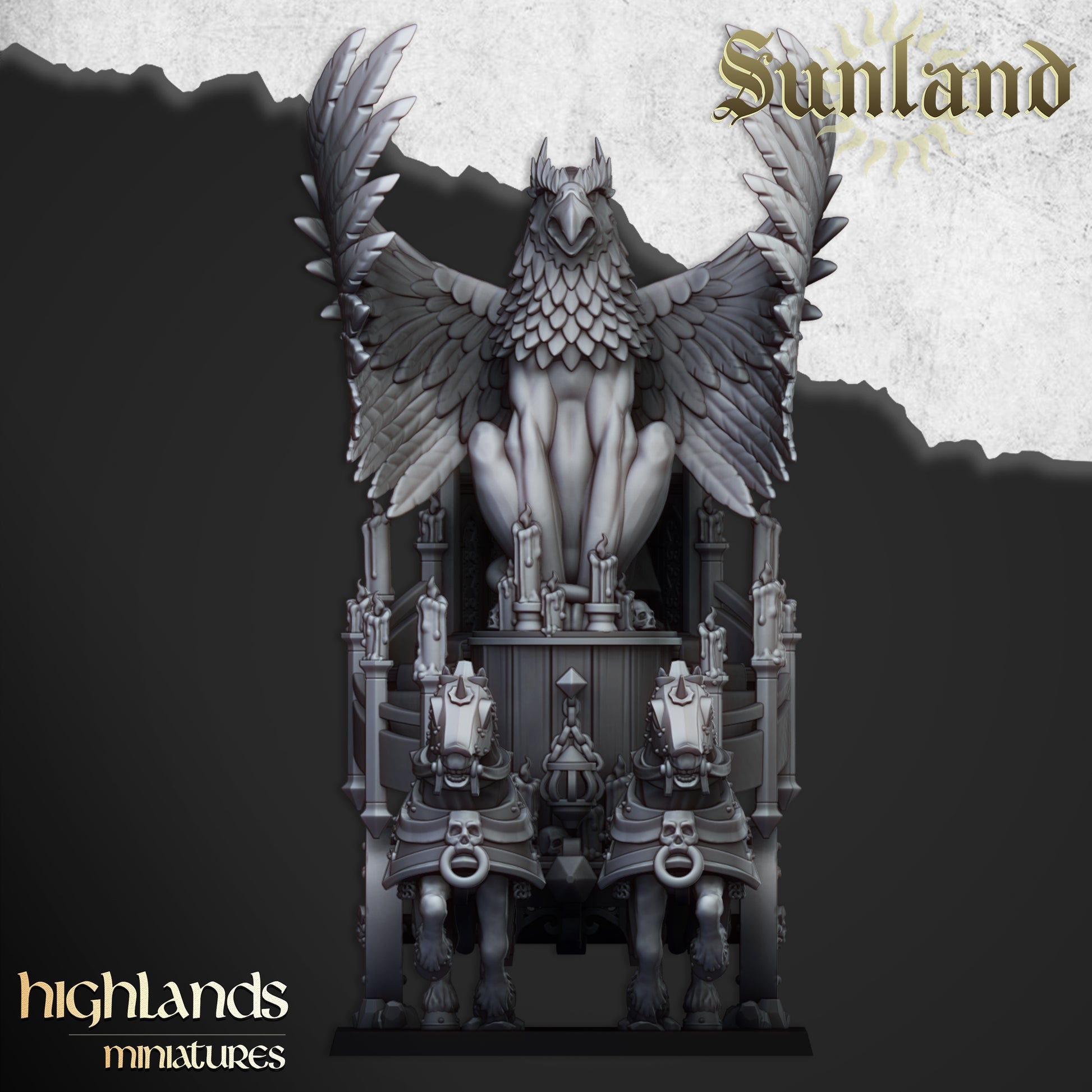 Miniatura Altar de Sunland en Carro Imperio resina 28mm sin pintar - Drakholm