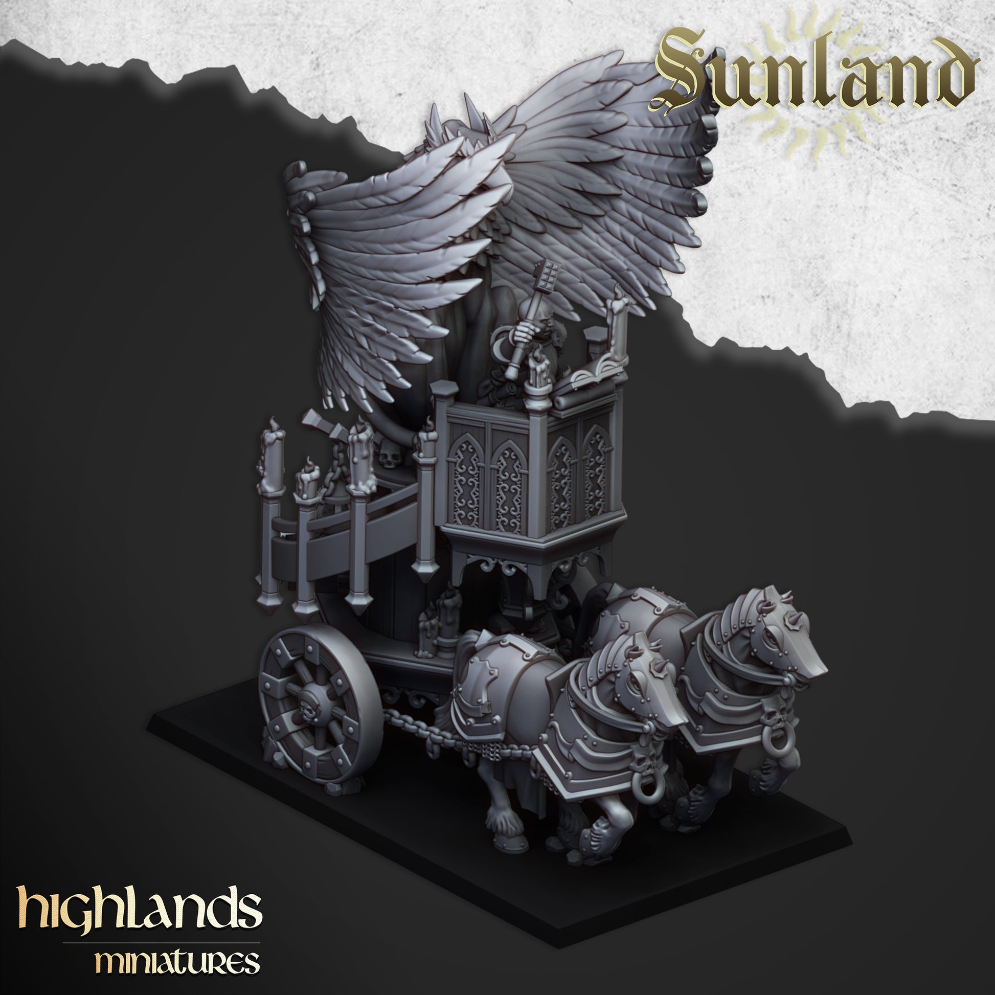 Miniatura Altar de Sunland en Carro Imperio resina 28mm sin pintar - Drakholm