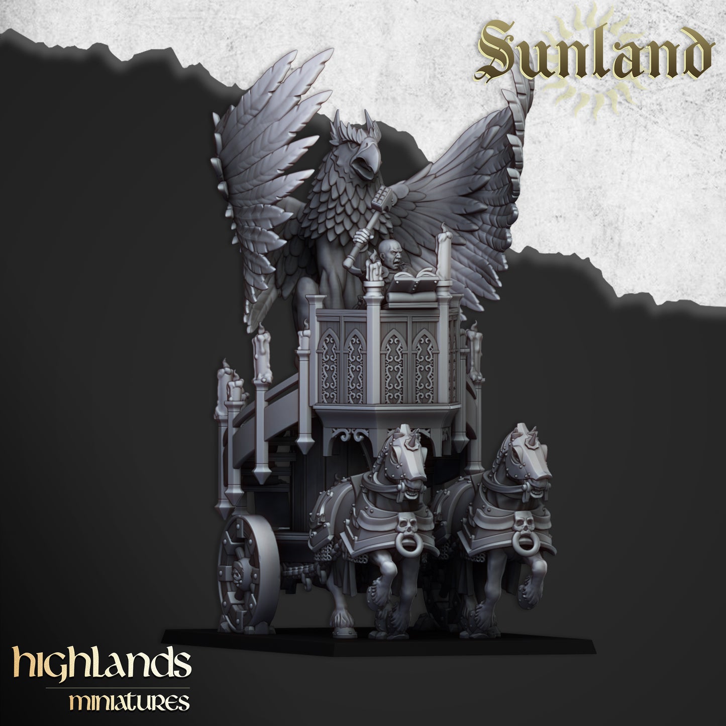 Miniatura Altar de Sunland en Carro Imperio resina 28mm sin pintar - Drakholm