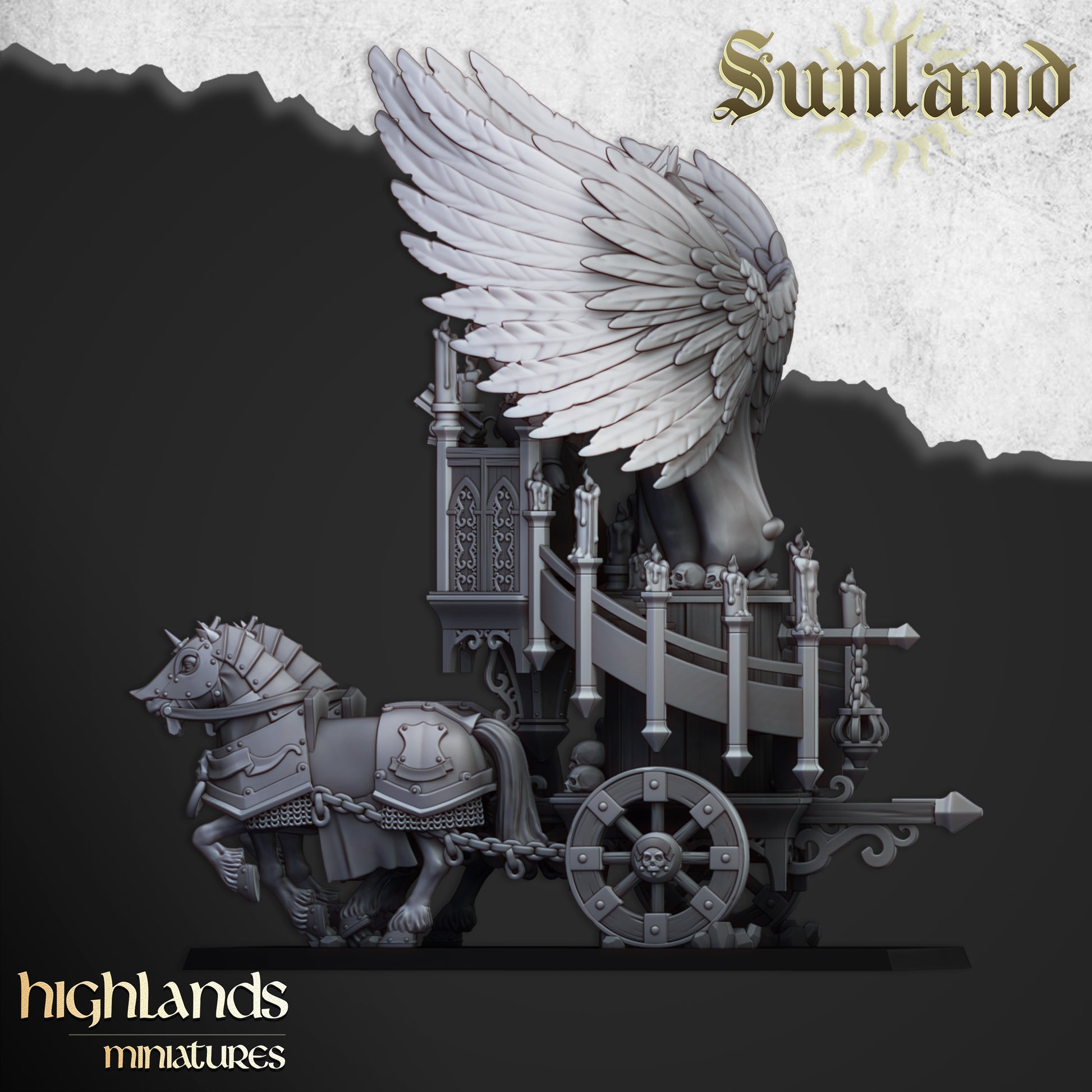 Miniatura Altar de Sunland en Carro Imperio resina 28mm sin pintar - Drakholm