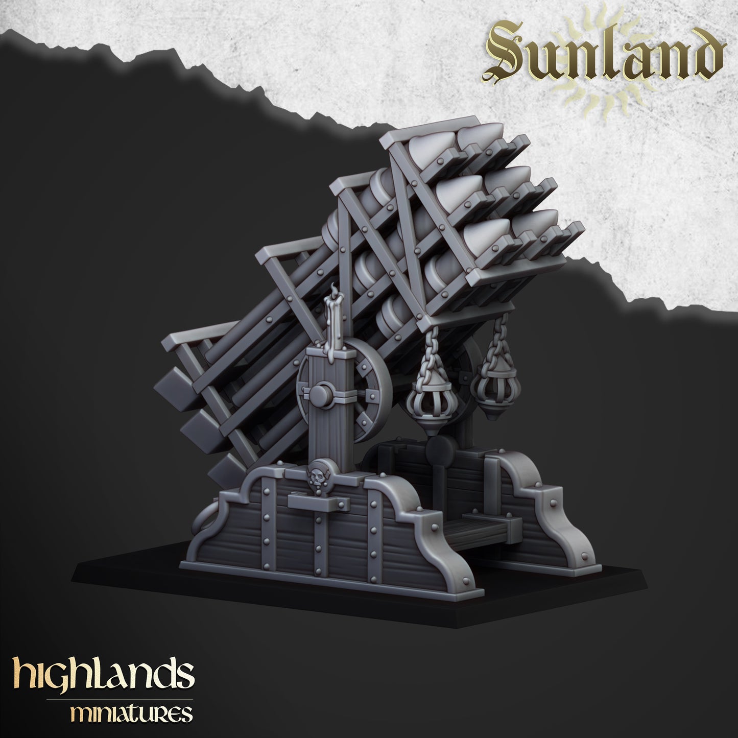 Miniatura Set de Artillería Sunland Imperio resina 28mm sin pintar - Drakholm