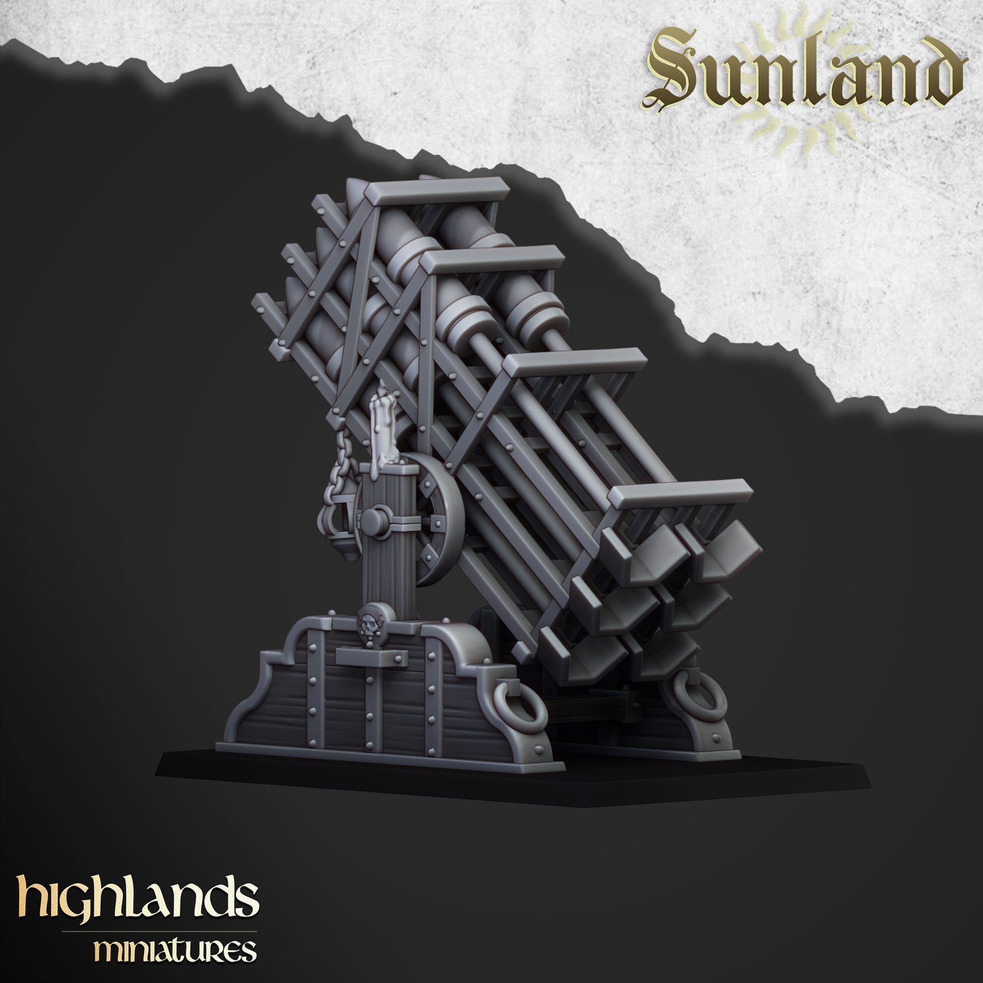 Miniatura Set de Artillería Sunland Imperio resina 28mm sin pintar - Drakholm