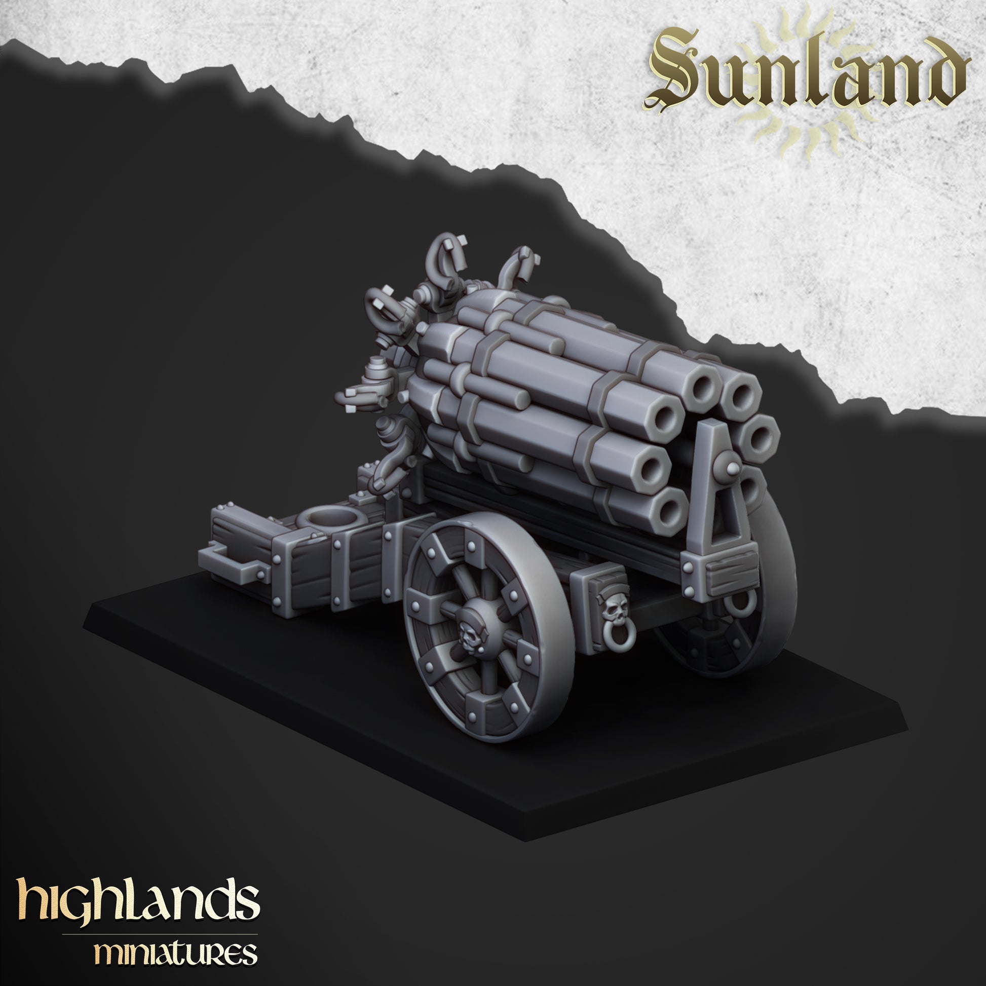 Miniatura Set de Artillería Sunland Imperio resina 28mm sin pintar - Drakholm