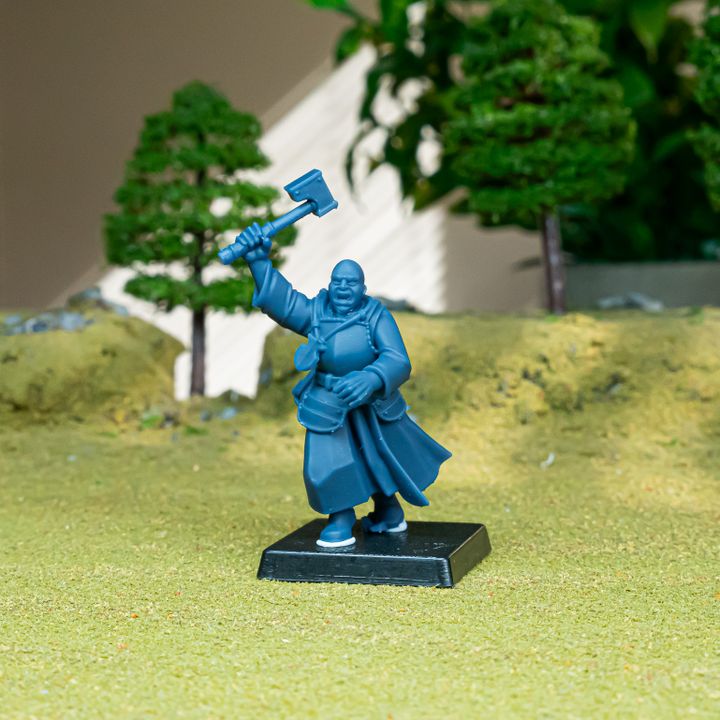 Miniatura Sacerdote de Batalla Sunland Imperio resina 28mm sin pintar - Drakholm