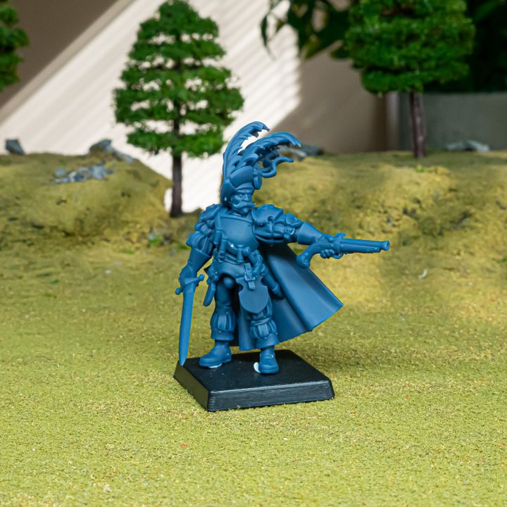 Miniatura Capitán Sunland Imperio resina 28mm sin pintar - Drakholm