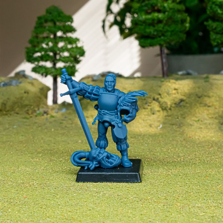 Miniatura Capitán Sunland Imperio resina 28mm sin pintar - Drakholm