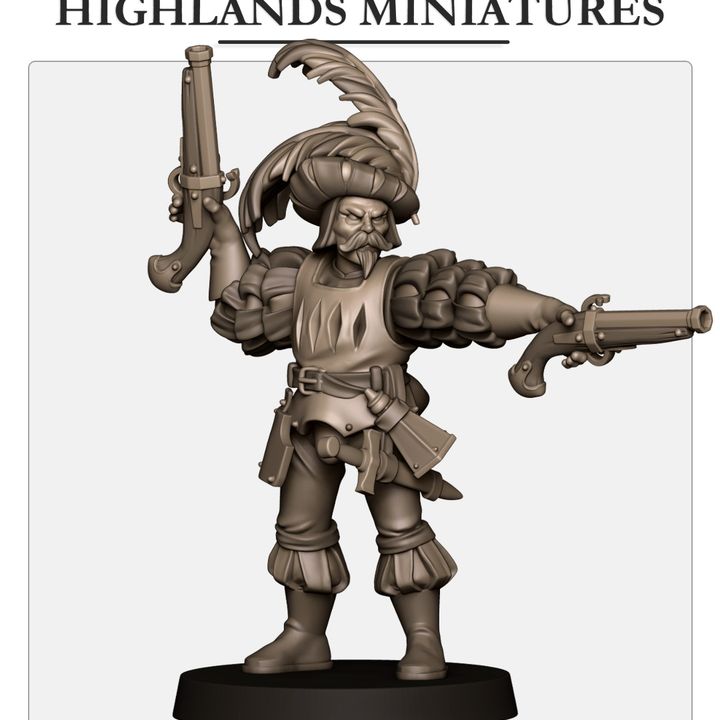 Miniatura Duelista Sunland Imperio resina 28mm sin pintar - Drakholm