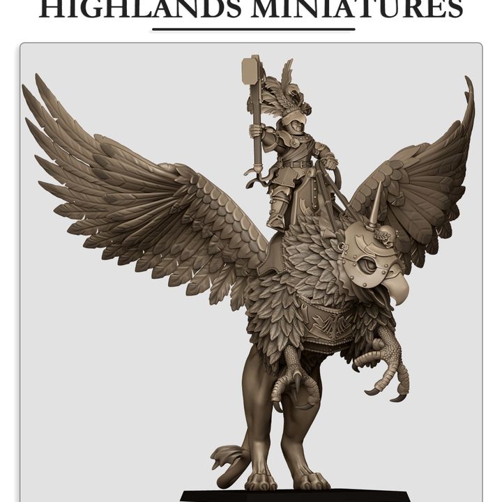 Miniatura Emperador Sunland en Grifo Imperio resina 28mm sin pintar - Drakholm