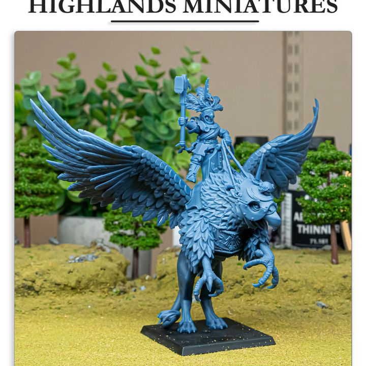 Miniatura Emperador Sunland en Grifo Imperio resina 28mm sin pintar - Drakholm