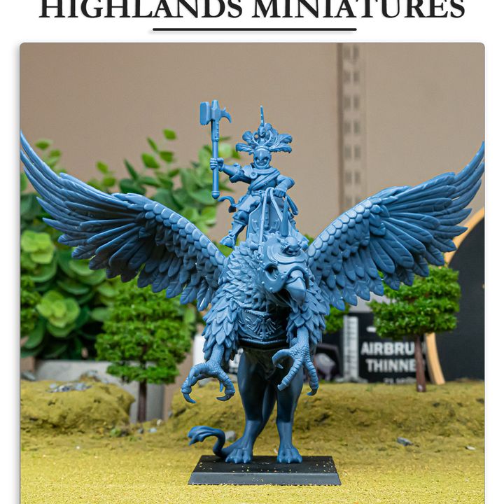 Miniatura Emperador Sunland en Grifo Imperio resina 28mm sin pintar - Drakholm