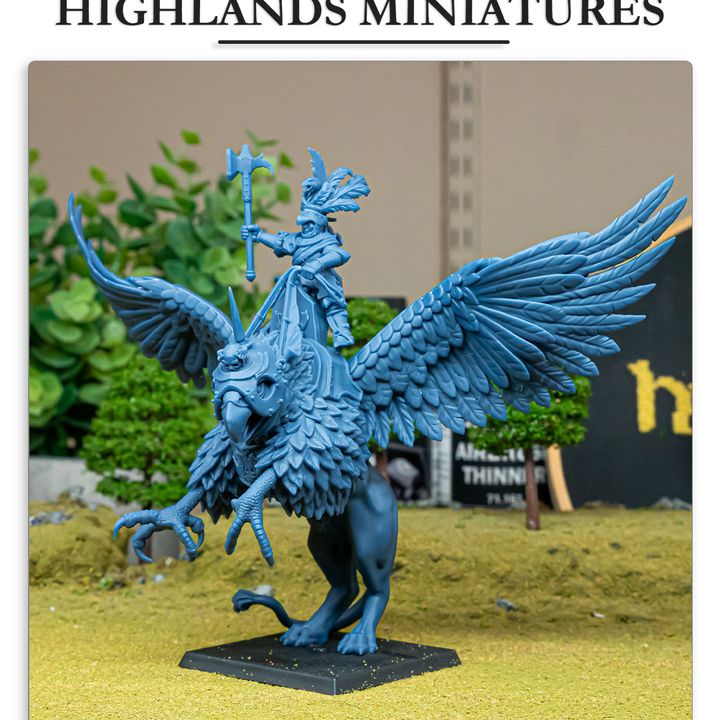 Miniatura Emperador Sunland en Grifo Imperio resina 28mm sin pintar - Drakholm