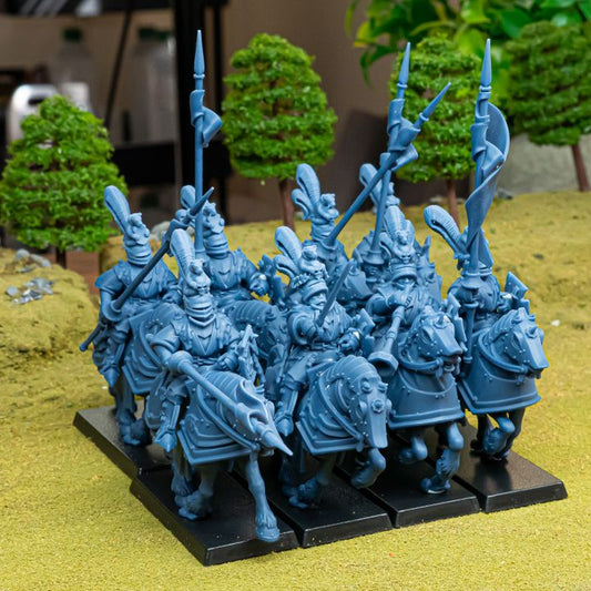 Miniatura Caballeros Zarpas Feroces Imperio resina 28mm sin pintar - Drakholm