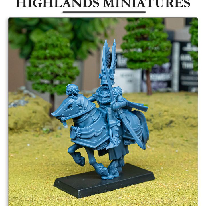 Miniatura General Sunland a Pie Imperio resina 28mm sin pintar - Drakholm