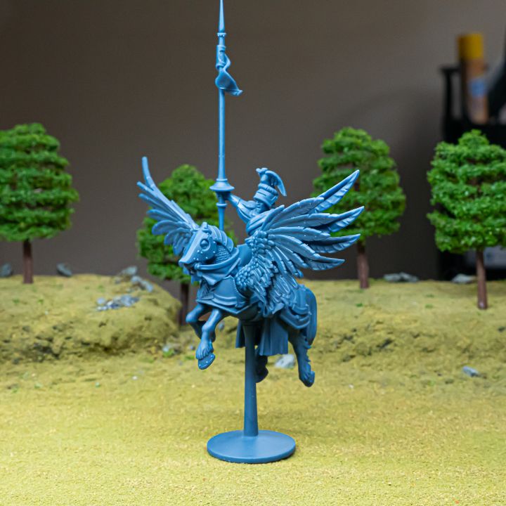 Miniatura General Sunland en Pegaso Imperio resina 28mm sin pintar - Drakholm