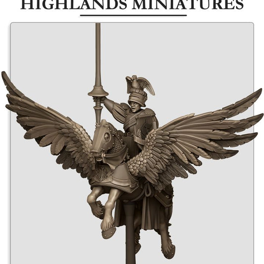 Miniatura General Sunland en Pegaso Imperio resina 28mm sin pintar - Drakholm