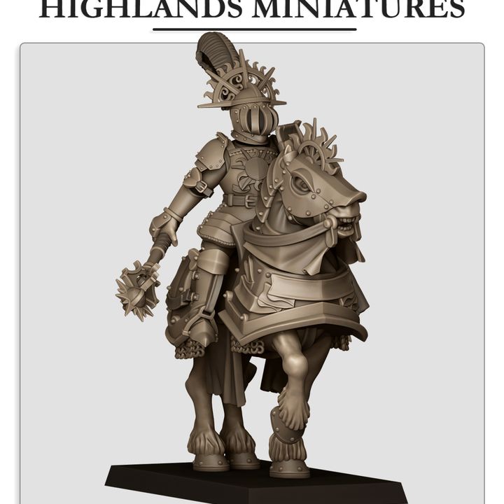 Miniatura Elector Llamas Doradas Imperio resina 28mm sin pintar - Drakholm