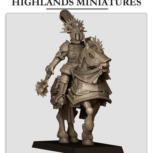 Miniatura Elector Llamas Doradas Imperio resina 28mm sin pintar - Drakholm