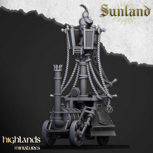 Miniatura Acorazado Terrestre Sunland Imperio resina 28mm sin pintar - Drakholm