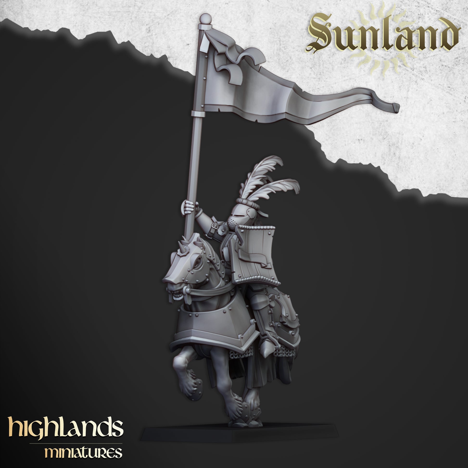 Miniatura Caballeros Sunland Imperio resina 28mm sin pintar - Drakholm
