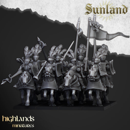 Miniatura Caballeros Sunland Imperio resina 28mm sin pintar - Drakholm