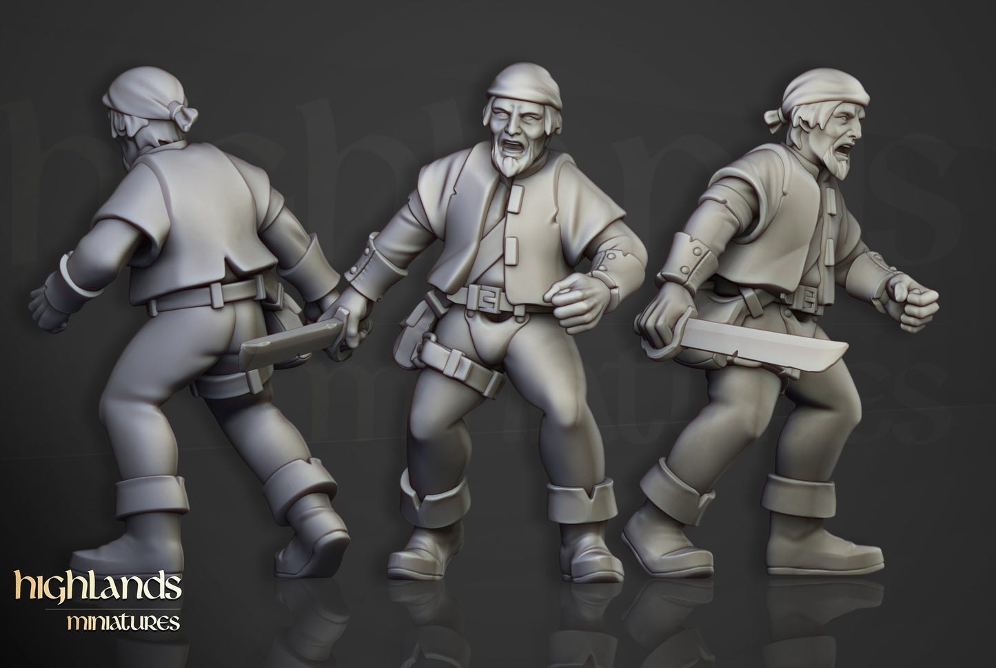Miniatura Milicia Sunland Imperio resina 28mm sin pintar - Drakholm