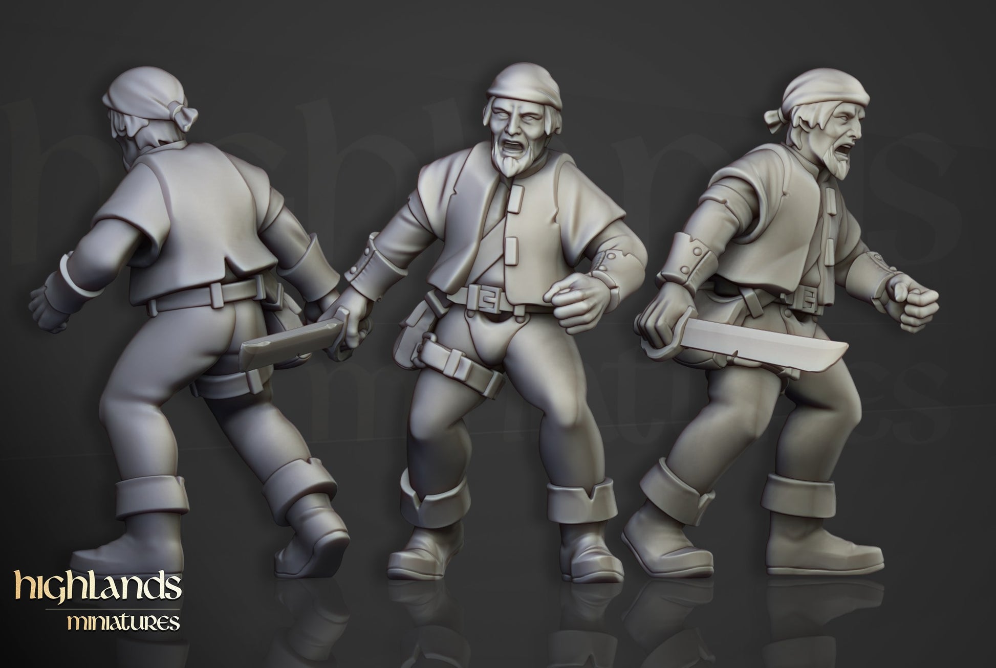 Miniatura Milicia Sunland Imperio resina 28mm sin pintar - Drakholm